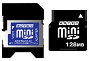 アドテック Mini SDカード 128MB AD-MSDP128