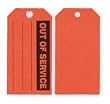 Industrial Grade 2RMV3 Production Tag, Out of Service, Pk 100