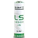 Saft LS-14500 AA 3.6V Lithium Battery - Primary LS 14500 LS14500 (non Rechargeable)