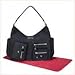 Amy Michelle Lotus Diaper Bag, Black