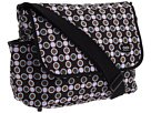OiOi Diaper Bags Black Bionic Dot Messenger Bags