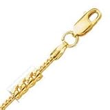 14k Yellow Gold 16 Inch X 1.8 mm Franco Chain Necklace