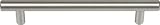 Brushed Nickel Cabinet Bar Handle 10.39 Inch