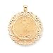 14k 1 oz American Eagle Coin Mounted Coin Bezel Pendant - JewelryWeb