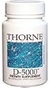 Thorne Research - D-5000 (5000 IU Preservative Free Vitamin D3) - 60's