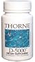 Thorne Research - D-5000 (5000 IU Preservative Free Vitamin D3) - 60's