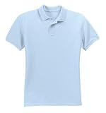 District Threads - Stretch Pique Sport Shirt Sky Blue-2XL