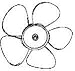 Range Hood Ducted Motor Fan Blade - Broan