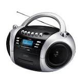 JWIN JX-CD573BLK Portable MP3 CD / CD Player with Cassette and USB / SD / MMC Slot