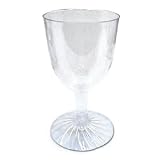 WINE GLASS 2-PIECE 5 OZ, CS 20/25, 05-0209 WNA COMET WEST, INC. PLASTIC DRINKWARE