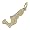 Grand Cayman Charm - Gold Plate