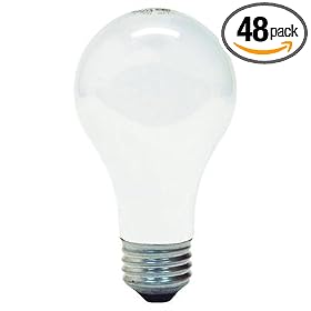 GE 41026-48 Basic General Purpose A19 Bulb, 60-Watt, 48-Pack by General Electric