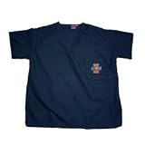 Illinois Fighting Illini Navy Scrub Top