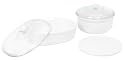 CorningWare French White 5-Piece Bake and Serve Set