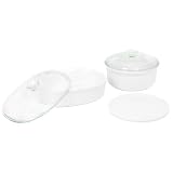 CorningWare French White 5-Piece Bake and Serve Set by CorningWare