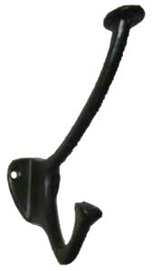 Black Steel Coat Hook