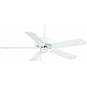 Casablanca 83U11D Four Seasons III Outsider Ceiling Fan, Snow White