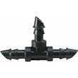 Raindrip 307025B Barb Tees, 1/4"
