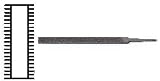 GROBET SWISS FILES PILLAR REGULAR 4 INCH CUT 1