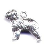 Old English Sheepdog Charm Sterling Silver Jewelry