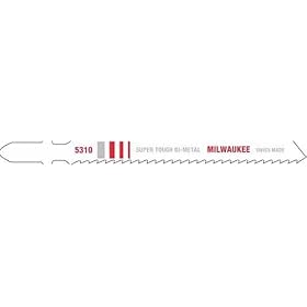 Milwaukee 48-42-5310 4-Inch, 10 Teeth per Inch, Bi-Metal Jig Saw Blades, 5-Pack by Milwaukee