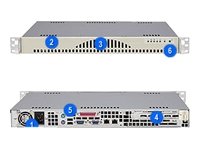 Supermicro CSE-512L-260B Chassis (Black) Supermicro CSE-512L-260B Chassis (Black)