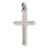 Sterling Silver Cross and 18-inch Chain
