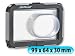 Kamera & Foto : Somikon Kamera-Tauchgehäuse mit Objektivführung (max. 99 x 64 x 30mm)