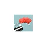 Glo Spawn Flies Color: Dark Orange; Hook Size: 12