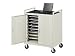 Bretford Laptop Storage Cart LAP18EBA-GM - Notebook storage cart - gray - 18 NB CART ASSEMBLED 5IN CASTERS