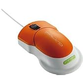 ELECOM pop PALVO MRエンジン搭載USB&PS/2接続光学式マウス マーズオレンジ M-PPAUP2RDR