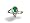 14K White Gold Genuine Pear Emerald and Diamond Ring - Size 4