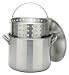 Bayou Classic 36 Qt Fryer/Steamer Stock Pot W/ Lid And Basket