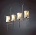 Justice Design Group Linear 4-Light Bar Chandelier model number FAL-8957-60-DBRZ Chan...