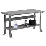 TNNWB13060SMGY - Steel Top Workstation, 60x30x33-1/2, Medium Gray