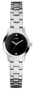 Guess #U85118L1 Women's Stainless Steel Petite and Classic Diamond Marker Watch