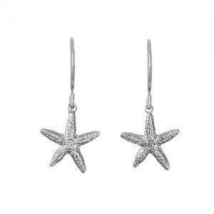 Small Starfish Earrings by Catherine Weitzman Jewelry