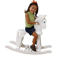 KidKraft Derby Rocking Horse - White
