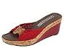 Donald J Pliner Chabli | Women's Dress Sandals Red Mesh Elastic/Red Antique Patent