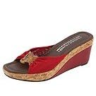 Buy Donald J Pliner Chabli | Ladies Dress Sandals Red Mesh Elastic Red Antique Patent by Donald J Pliner