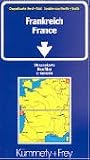  : K&uuml;mmerly & Frey Karten, Frankreich, Doppelkarte Nord und S&uuml;d: Doppelkarte Nord u. S&uuml;d: Indexed (International Road Map)