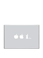 Ambiance Live Vinilo Decorativo Apple evolution Blanco