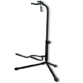 On Stage XCG4 Tubular Guitar Stand with Velveteen Padding and Security Strap