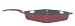 Lafont - Square Skillet with Iron Handle 25.4cm - Burgundy