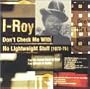 Don't Check Me with No Lightweight Stuff (1972-1975) [Vinyl]