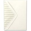 Pearl White #9 Embassy Stripe Lined Envelopes