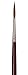 da Vinci Oil & Acrylic Series 1210 Oil Paint Brush, Liner Kolinsky Red Sable, Size 8 (1210-08)