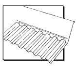 Suntuf Wall Connector Flashing - 108657 4Ft. 2X5 Cl Wal Conn Flash