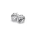 Diamonique Signity-Carat 5mm Stud Earrings