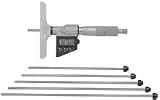 Mitutoyo #329-712-30 0-12 Elect Depth Mic .00005/ .001mm 4 Base